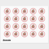 Christmas Cookies Round Stickers (Blatt)
