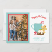 CHRISTMAS COOKIES UND Kakao Feiertagskarte (Vorderseite)