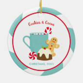 CHRISTMAS COOKIES UND Kakao Keramik Ornament (Hinten)