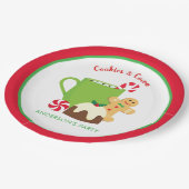 CHRISTMAS COOKIES UND Kakao Pappteller (Schrägansicht)