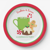 CHRISTMAS COOKIES UND Kakao Pappteller (Vorderseite)