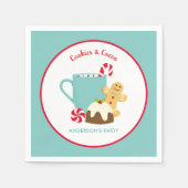 CHRISTMAS COOKIES UND Kakao Serviette (Vorderseite)