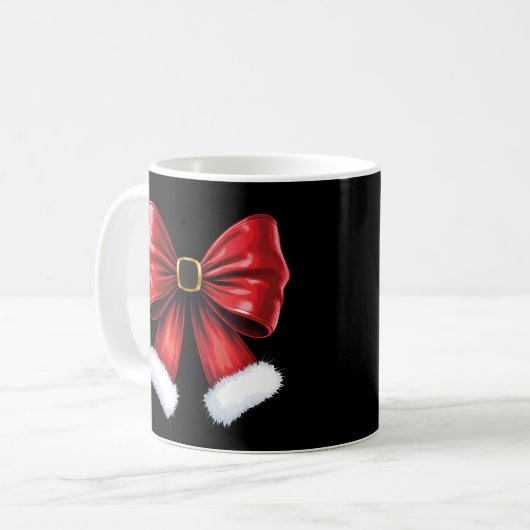 Christmas Coquette Bow Kaffeetasse (Vorderseite Links)