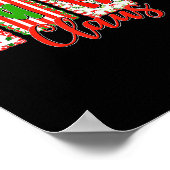 Christmas Coquette Bow Mama Xmas Family Matching W Poster (Ecke)