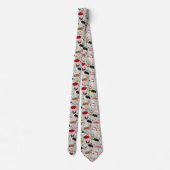 Christmas Corgi Dogs Neck Tie Krawatte (Rückseite)