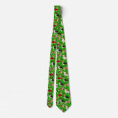 Christmas Corgi Dogs Neck Tie Krawatte (Rückseite)