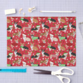 Christmas Corgi Dogs Seidenpapier (Handwerk)