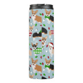 Christmas Corgi Dogs Thermosbecher (Rückseite)