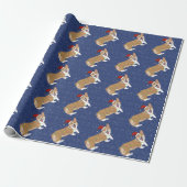 Christmas Corgi Geschenkpapier (Ungerollt)