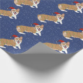 Christmas Corgi Geschenkpapier (Ecke)