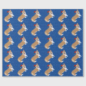 Christmas Corgi Geschenkpapier (Flach)