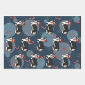 Christmas Corgi Geschenkpapier Set (Vorderseite 3)