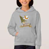 Christmas Corgi Hoodie (Vorderseite)