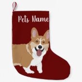 Christmas Corgi Kleiner Weihnachtsstrumpf (Vorderseite)