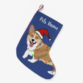 Christmas Corgi Kleiner Weihnachtsstrumpf