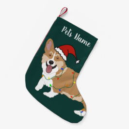 Christmas Corgi Kleiner Weihnachtsstrumpf