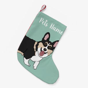 Christmas Corgi Kleiner Weihnachtsstrumpf