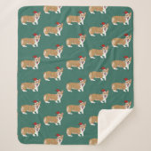 Christmas Corgi Sherpadecke (Vorderseite)