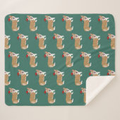 Christmas Corgi Sherpadecke (Vorderseite (Horizontal))
