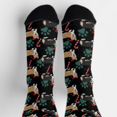 Christmas Corgi Socken (Oben)