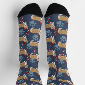 Christmas Corgi Socken (Oben)