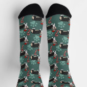 Christmas Corgi Socken (Oben)