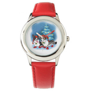 Christmas Corgis Armbanduhr