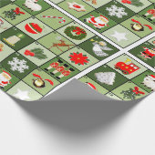 Christmas Countdown Advent Calendar Geschenkpapier (Ecke)