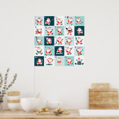 Christmas Countdown Advent Calendar Poster (Küche)