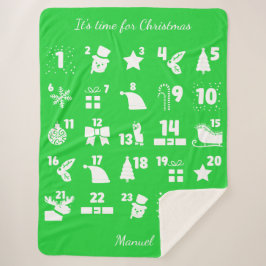 Christmas Countdown Advent Calendar Sherpadecke