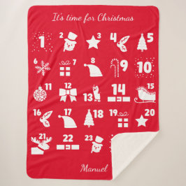 Christmas Countdown Advent Calendar Sherpadecke