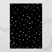 CHRISTMAS COUPLE Modernes Foto CHEERS Overlay Folieneinladung (Rückseite)