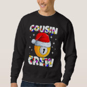 Christmas Cousin Crew 1 Ball Billiard Pajamas Fami Sweatshirt (Vorderseite)