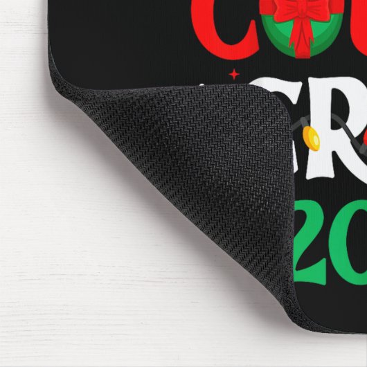 Christmas Cousin Crew 2025 Xmas Funny Matching Fam Mousepad (Ecke)