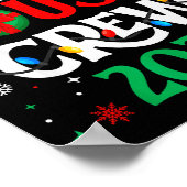 Christmas Cousin Crew 2025 Xmas Funny Matching Fam Poster (Ecke)