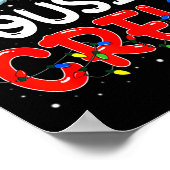 Christmas Cousin Crew Santa Hat Men Women Kids Poster (Ecke)