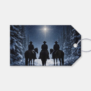 Christmas Cowboys Nordstern Geschenkanhänger