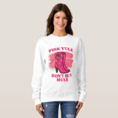 Christmas Cowgirl Boots Sweatshirt (Vorne ganz)