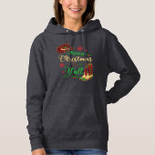 Christmas Cowgirl Hat & Boots Hoodie Sweatshirt (Vorderseite)