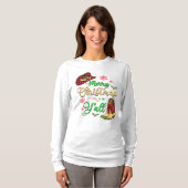 Christmas Cowgirl Hat & Boots T - Shirt (Vorne ganz)