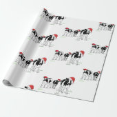 Christmas Cows Geschenkpapier (Ungerollt)