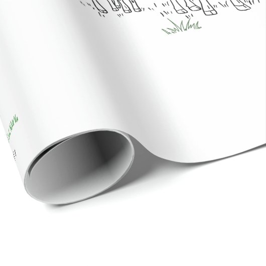 Christmas Cows Geschenkpapier (Rolleneckpunkt)