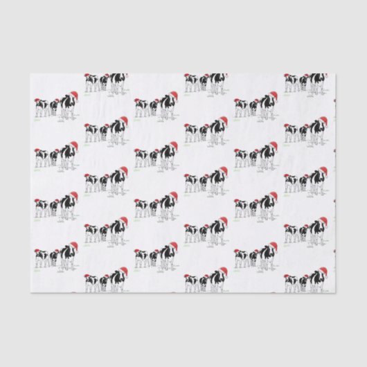 Christmas Cows Seidenpapier (Vorderseite)