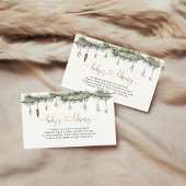 Christmas Cozy Books for baby Enclosure Card Begleitkarte