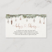 Christmas Cozy Books for baby Enclosure Card Begleitkarte (Vorderseite)