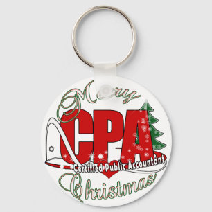 CHRISTMAS CPA zertifizierter öffentlicher Wirtscha Schlüsselanhänger