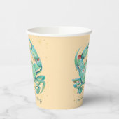 Christmas Crab Beach Pappbecher (Links)