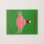 Christmas Crab Custom Puzzle (Horizontal)