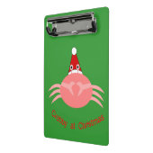 Christmas Crab Mini Clipboard Klemmbrett (Gewinkelt2)