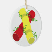 Christmas Crackers Keramikornament (Rechts)